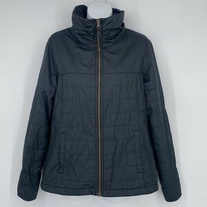 Columbia Women's Black Shining Light Full‎ Zip Quilted Jacket Medium